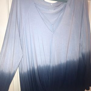 Blue Ombré American Eagle Shirt